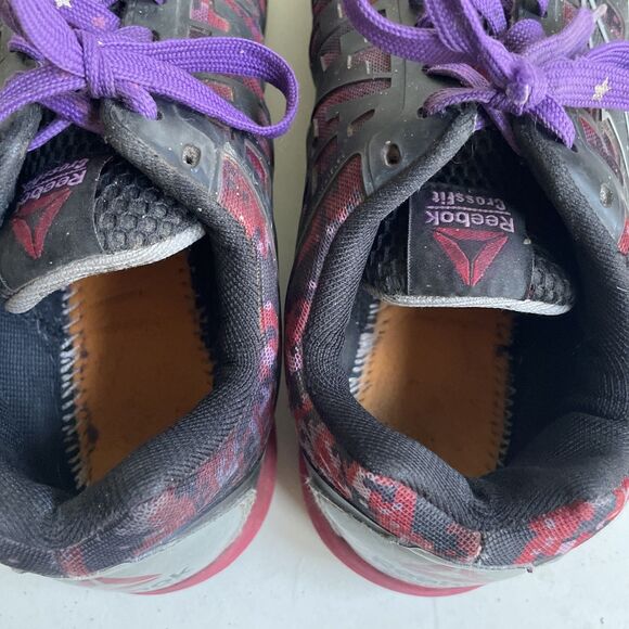 Reebok CrossFit Nano Athletic Shoes Black‎ Red, Womens 11.5 / Men’s 10 *READ* - Picture 4 of 8
